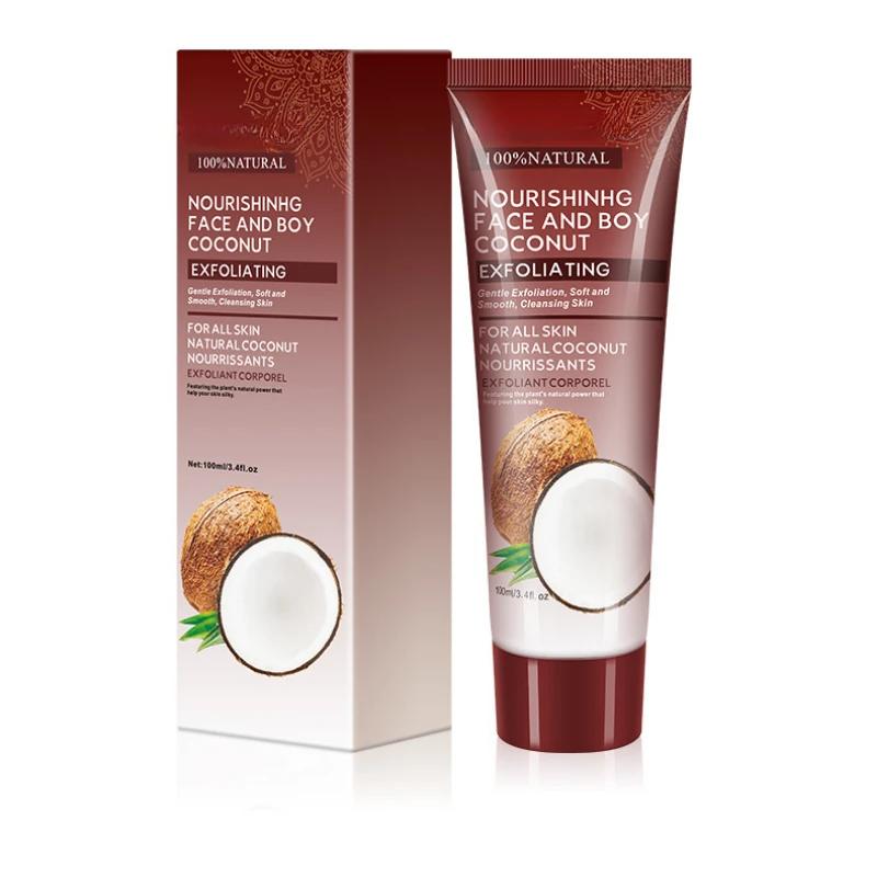 

100 мл отбеливающий натуральный папайя Gurken Kokosnuss отшелушивающий крем скраб пилинг гель крем для лица уход за кожей лица и тела увлажнение рук Coconut