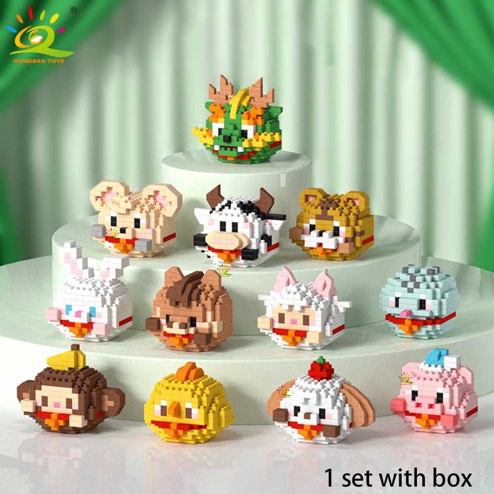 Non-Toxic Mini Cute Delicious Fruit Micro Building Blocks 3D Diamond Model Food Bricks Diy City Construction Toys For Children