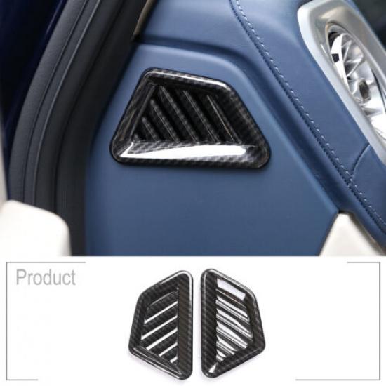 For Benz G Class G500 G550 -21 ABS Carbon Fiber Side Air Outlet Cover Trim