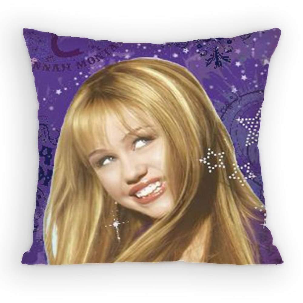 

HHannah MMontana Pillow Case Sofa Living Room Bedroom Headboard Backrest Cushion Square Cushion Nap Time 30x30 cm
