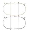 15cm Handtas Clutch Frame Metalen Frame Kussensluiting Tas Portemonnee Handvat Handtas Portemonnee Schroefbeugels Doe-het-zelf Tas Accessoires