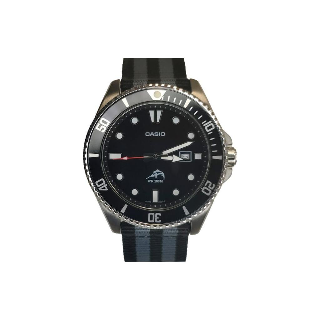 Casio Unisex MŁODZIEŻOWY Czarny Zegarek MDV106-1A(Obejrzyj3--)
