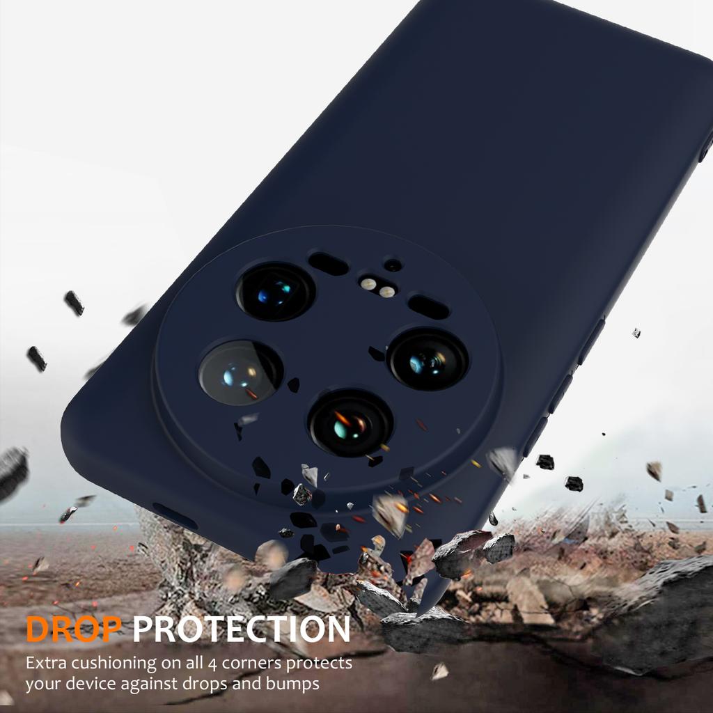 For Xiaomi 14 Ultra Magnetic Case Anti-Drop Liquid Silicone Phone Cover