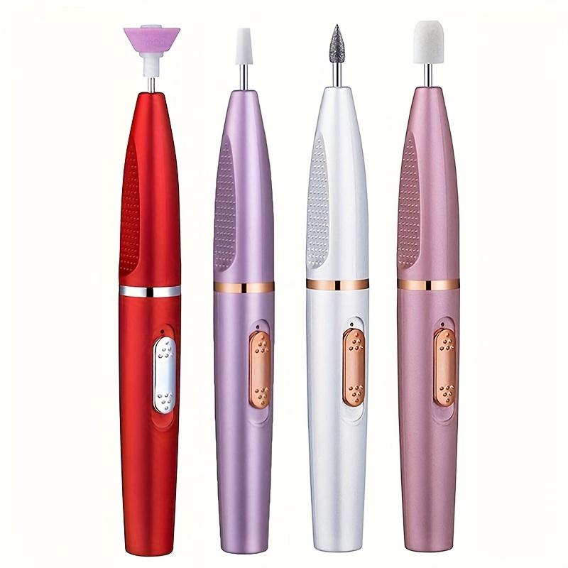 USB elektrické brusné pero na nehty pro manikúru, odleštění nehtů a brusku na odstranění nehtů Red Beauty