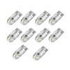 10Pcs 6000K Canbus T10 168 194 W5W Dome License Side Marker LED Light Bulb White