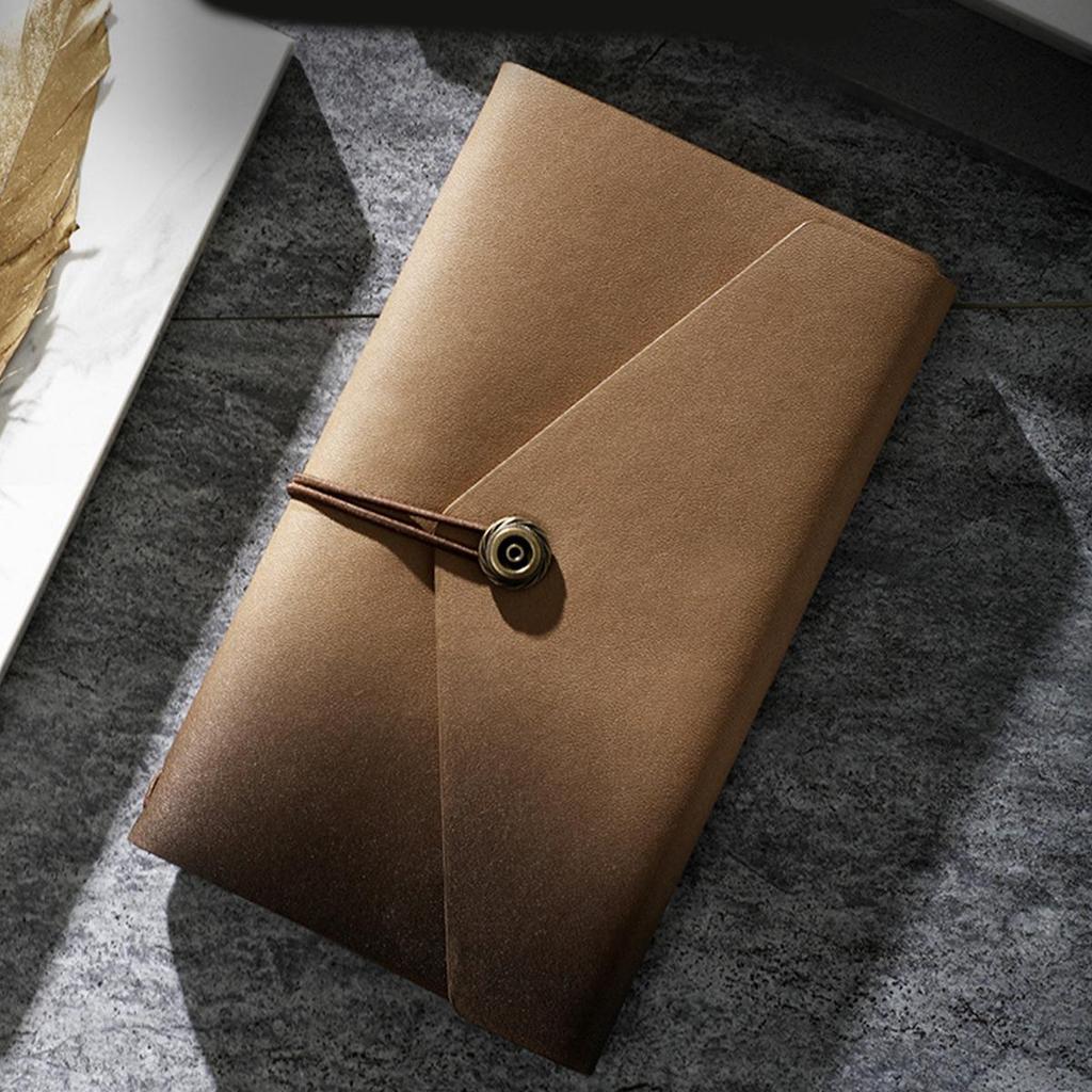 (Logogravur möglich) A7 echtes Leder Taschennotizbuch, Reisetagebuch, Business Loseblatt-Notizblock, Memo, TN-Buch