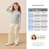 Girls' Fleece-Lined Sweatpants: Warm, Thick, Versatile Autumn/Winter Pants for Big Kids