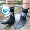1Pair Waterproof Sock Breathable Crew Outdoor Socks Hiking Wading Camping Cycling Winter Skiing Warm Sweat Absorption Sport Sock