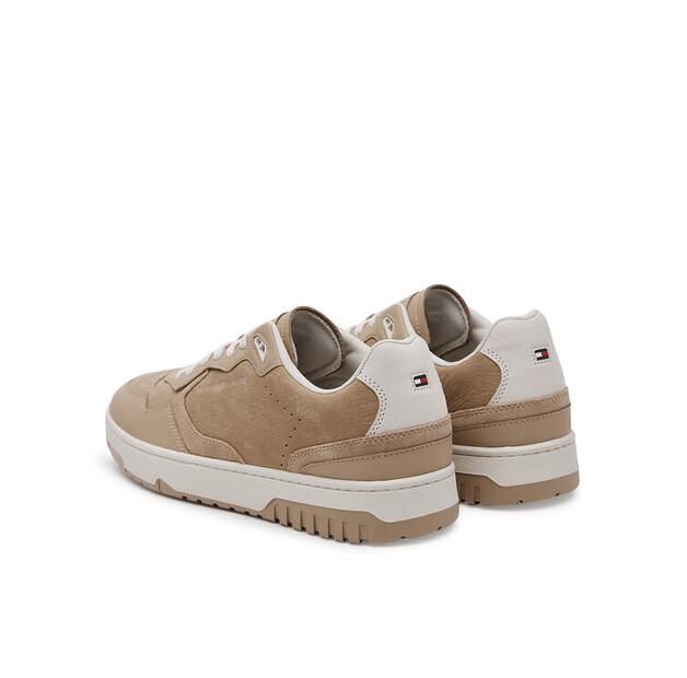 Мужские кроссовки Tommy Hilfiger Th basket better premium mix fm0fm05417 бежевые