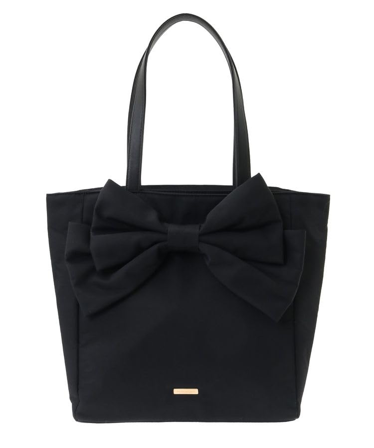 

de Tote Tote Bag for Black [Maison Fleur] Bag, Water-Repellent 3-Room Women, 08000445600, чёрный