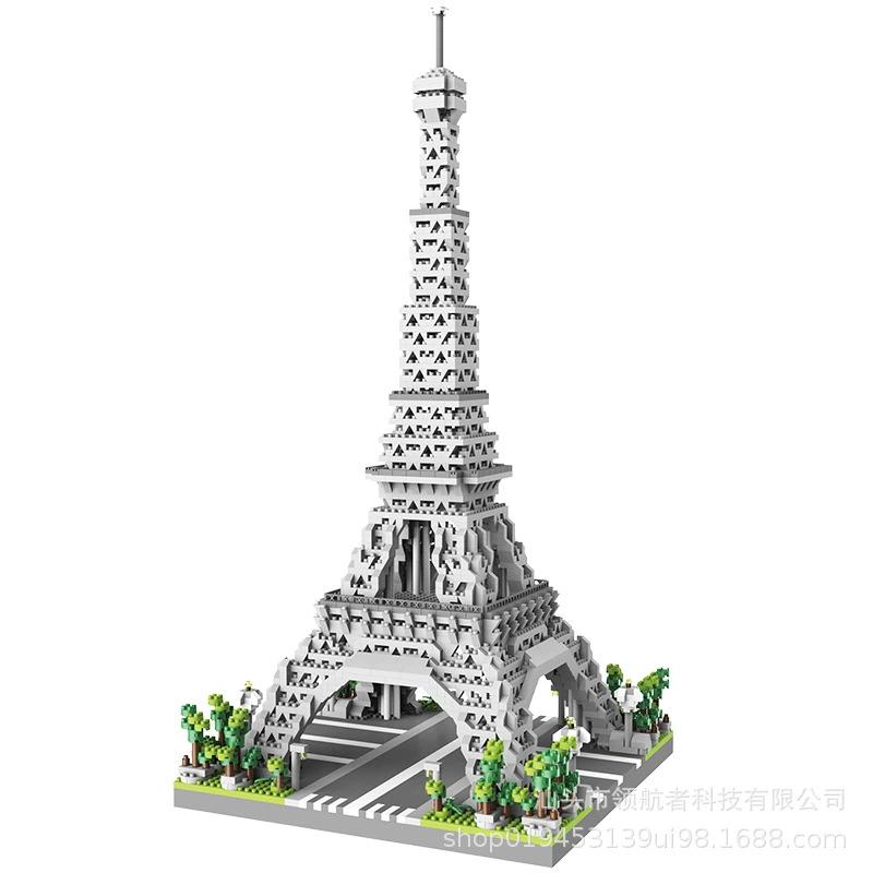 Bloques de construcción Torre Eiffel juguete de ensamblaje para niños y niñas regalo creativo