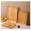 1pc Rectangular Wooden Tray For Food Snacks Tea Multi Purpose Serving Tray Home Cafe Restaurants Storage Tray Tea Tray