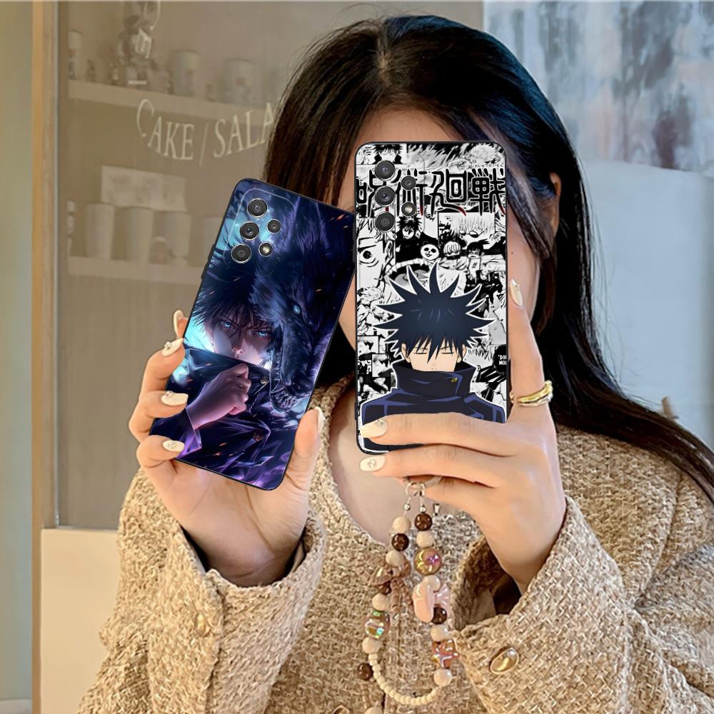 Jujutsu Kaisen Megumi Mobile Phone Case for Samsung Galaxy A56 55 54 53 52 51 36 35 34 23 16 15 5G Colour Cover Cover Cellphones