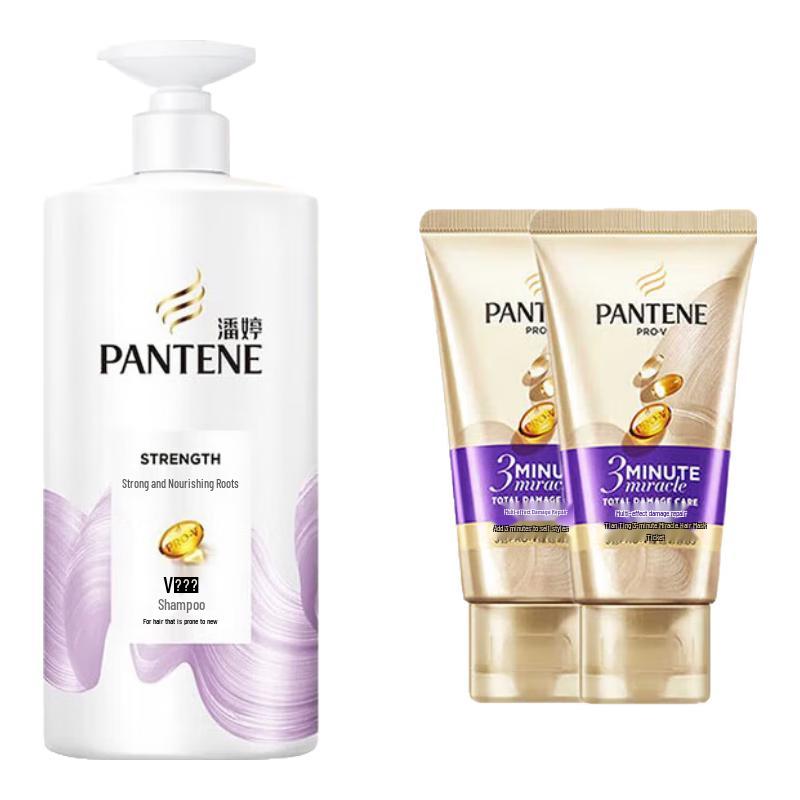 Pantene Fresh & Smooth Strong Root Nourishing Shampoo & Conditioner Set