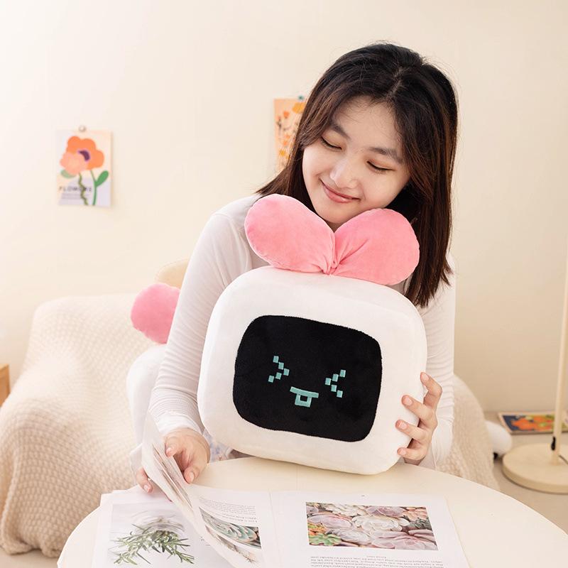 Light Meets The Son of Light Pillow Cute Iron Head Plush Toy Peripheral Game Doll Girl Pendant Keychain Gift