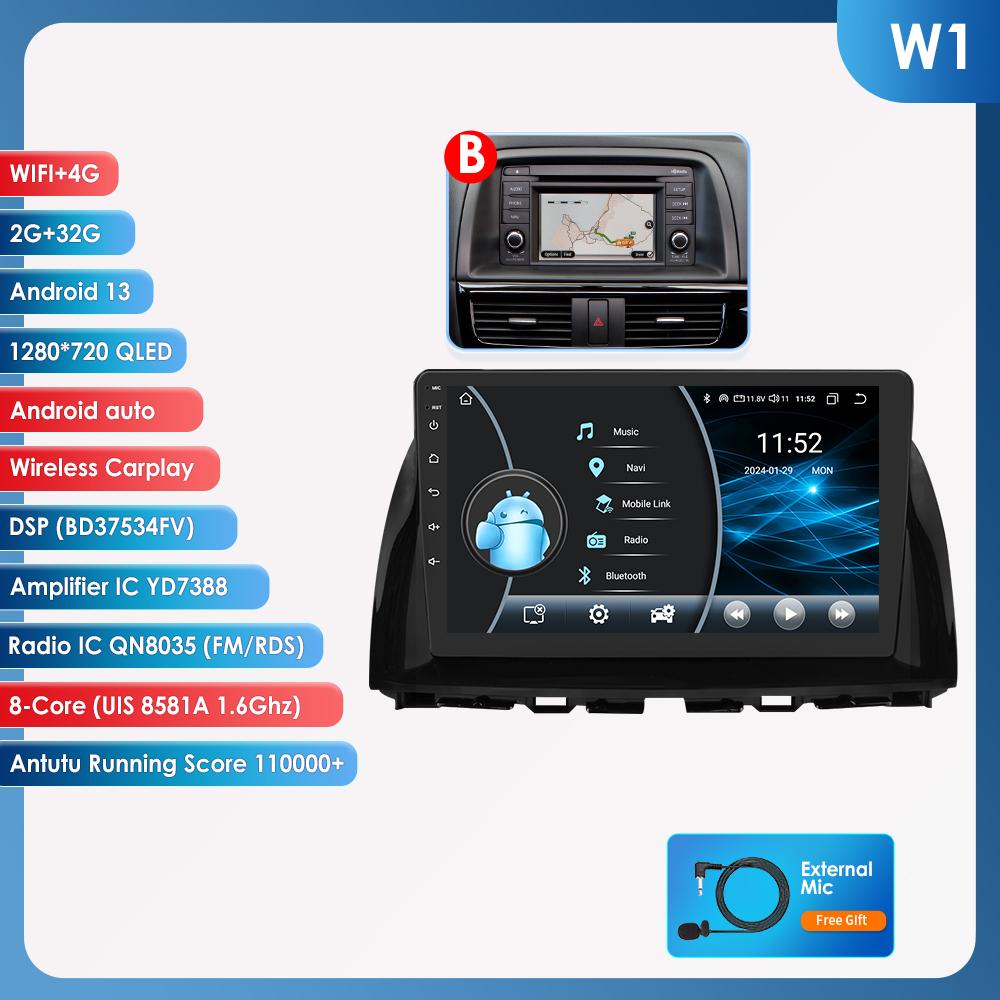 

Hizpo Для Mazda CX5 CX-5 CX 5 2012 - 2015 Автомобильный Радио Мультимедиа Видео Плеер Навигация Android 10 Нет 2din 2 Din Carplay 4G-LTE RDS Интеллектуальный DVR DAB W1 B 8Bore 2G 32G