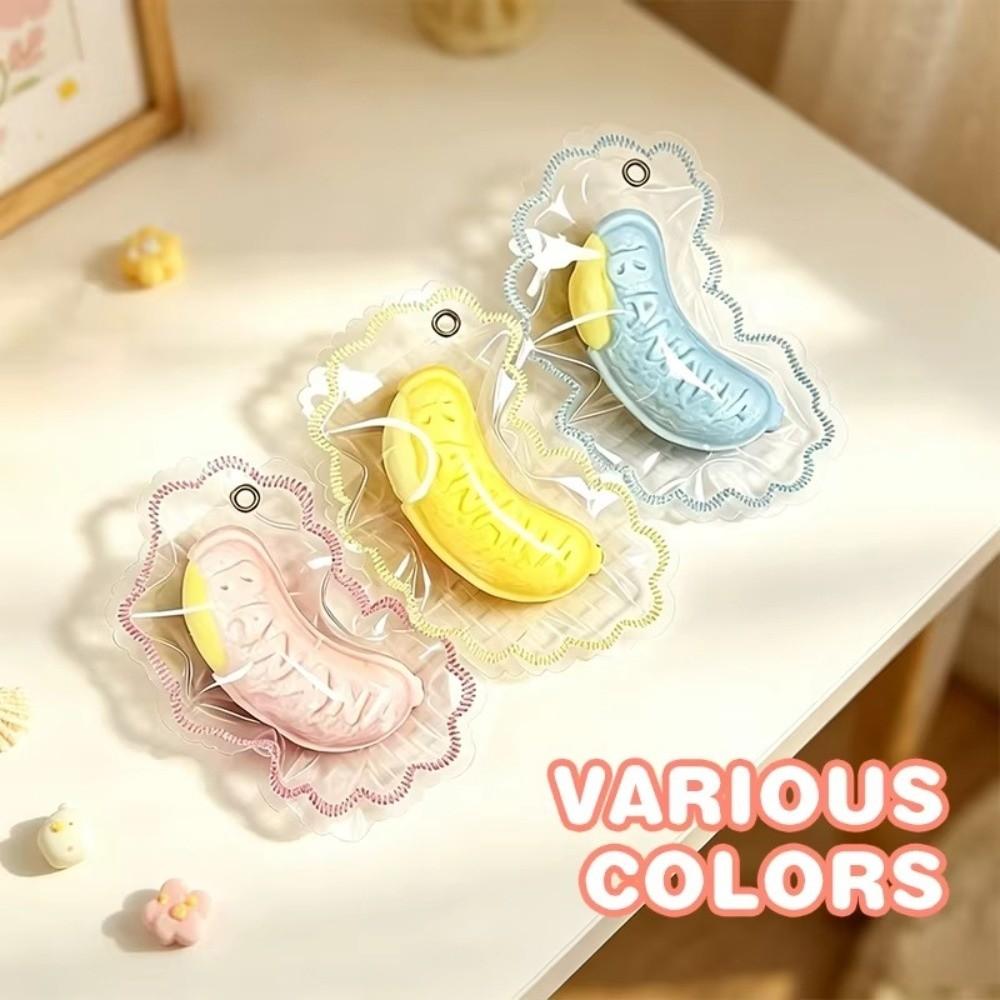 Slow Rising Slow Rebound Toy Soft Banana Bread Toy Pinch Toy Fidget Sticky Bag Christmas Gifts