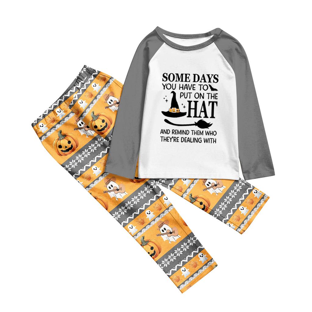 Druk Piżamy Słodki Zestaw Rodzinny, Ubrania Domowe, Zestaw Rodzinny Top z Długim Rękawem Spodnie