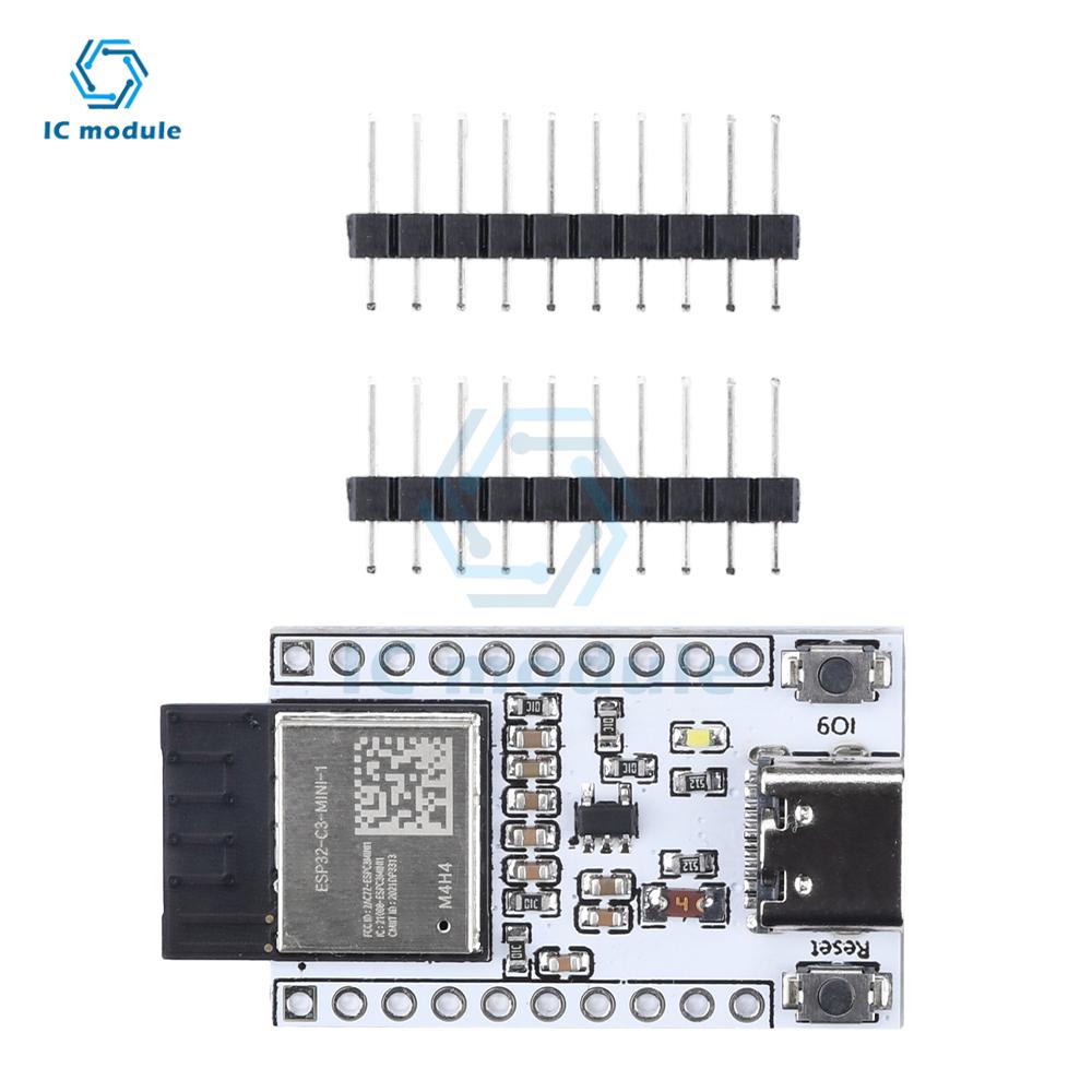 ESP32-C3-MINI WiFi Bluetooth development board module onboard ESP32-C3-MINI-1 module TYPE-C