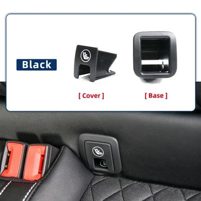Rear Child Seat Buckle ISOFIX Cover Child Seat Safety Clip Seat Belt Buckle Trim Cover For VW Volkswagen Tharu SKODA KAROQ