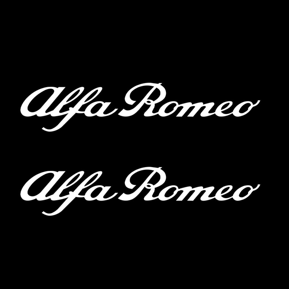 

For Alfa Romeo 2026 Hot Sticker 2PCS Car label waterproof car accessories For Alfa Romeo Giulia Stelvio MiTo Giulietta Tonale AL