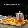 Heat-Resistant Glass Teapot with Stainless Steel Infuser