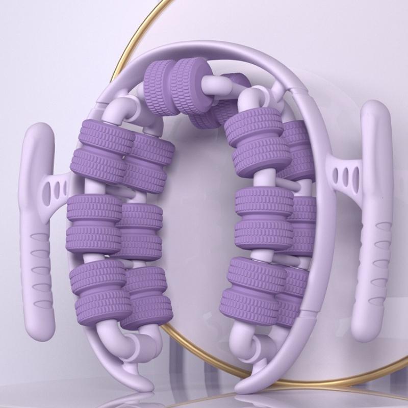 Массажер-ролик для ног Массажер от целлюлита Ручной массажер для мышц Ролик Многофункциональный тренажер для мышц тазового дна Инструменты для красоты Новый фиолетовый