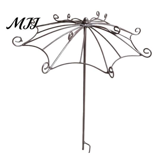 Elegant Trellis for Planters Vintage Umbrella Garden Trellis, Metal Climbing Plant Support, Shape Decorative Stand Terrace Vines Roses Clematis,