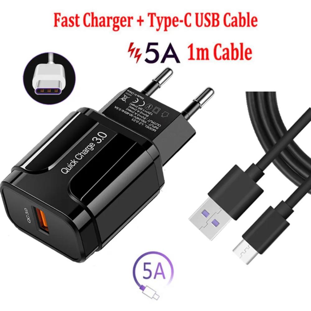 Quick Charge 3.0 18W USB Charger Fast Charging Wall Charger Adapter For iPhone 14 Samsung Xiaomi EU/US Plug Phone Charger