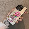 Cute Cartoon Girl Unicorn Phone Case, Frosted Matte Shockproof Protective Cover, Lucky Wealth Print Phone Shell for iPhone
