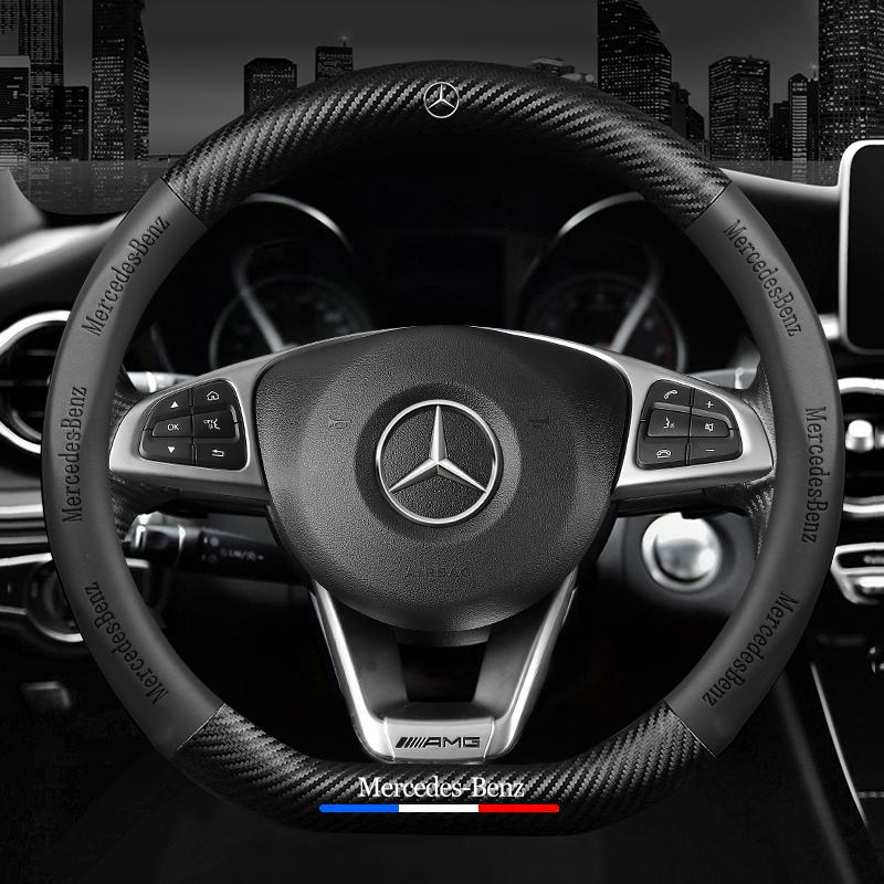 GLC GLB Mercedes Emblēma Ādas Stūres