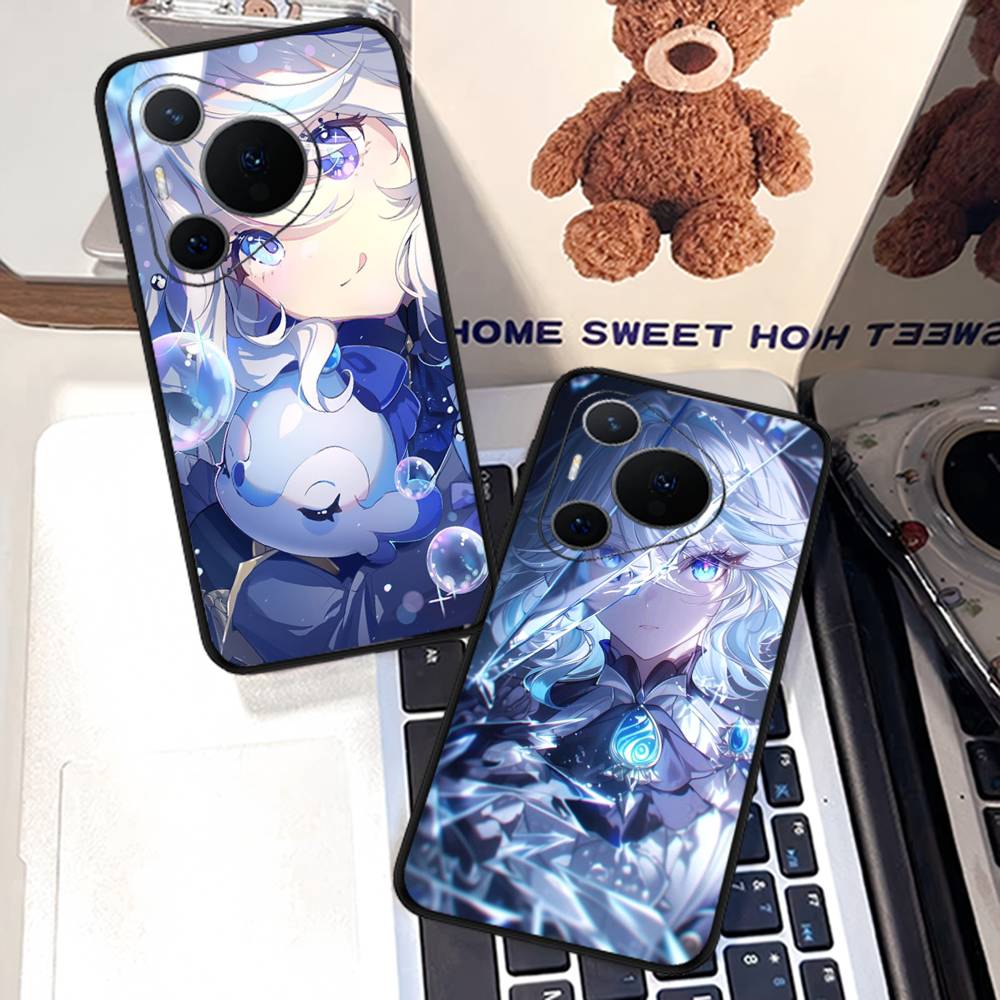 Genshin Impact Furina Phone Case For Huawei P 8 9 10 20 30 40 50 Pro Lite Psmart Honor 10 Lite 70 Mate 20lite