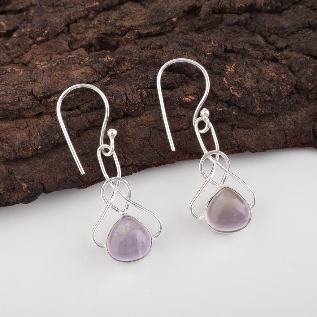 Ametrine Jewelry, Handmade 925 Solid Sterling Silver Earrings, Handmade Spiritual Earrings, Amazing Ametrine Jewelry For Women