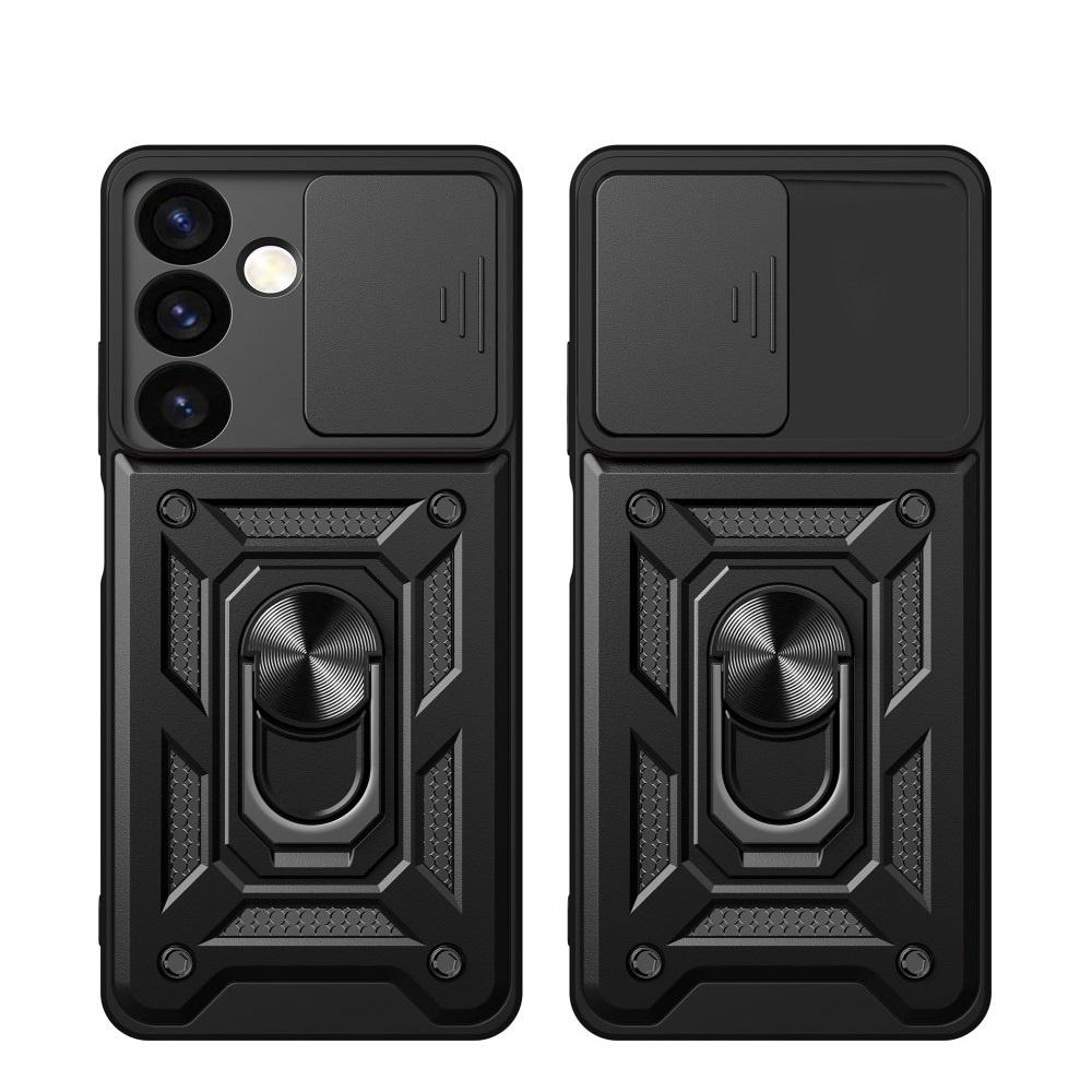 Armored Case for Samsung Galaxy S24, CamShield Slide, Black