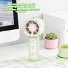 Quiet Operation Handheld Mini Fan Lightweight Design USB Rechargeable Fan  Desktop Use