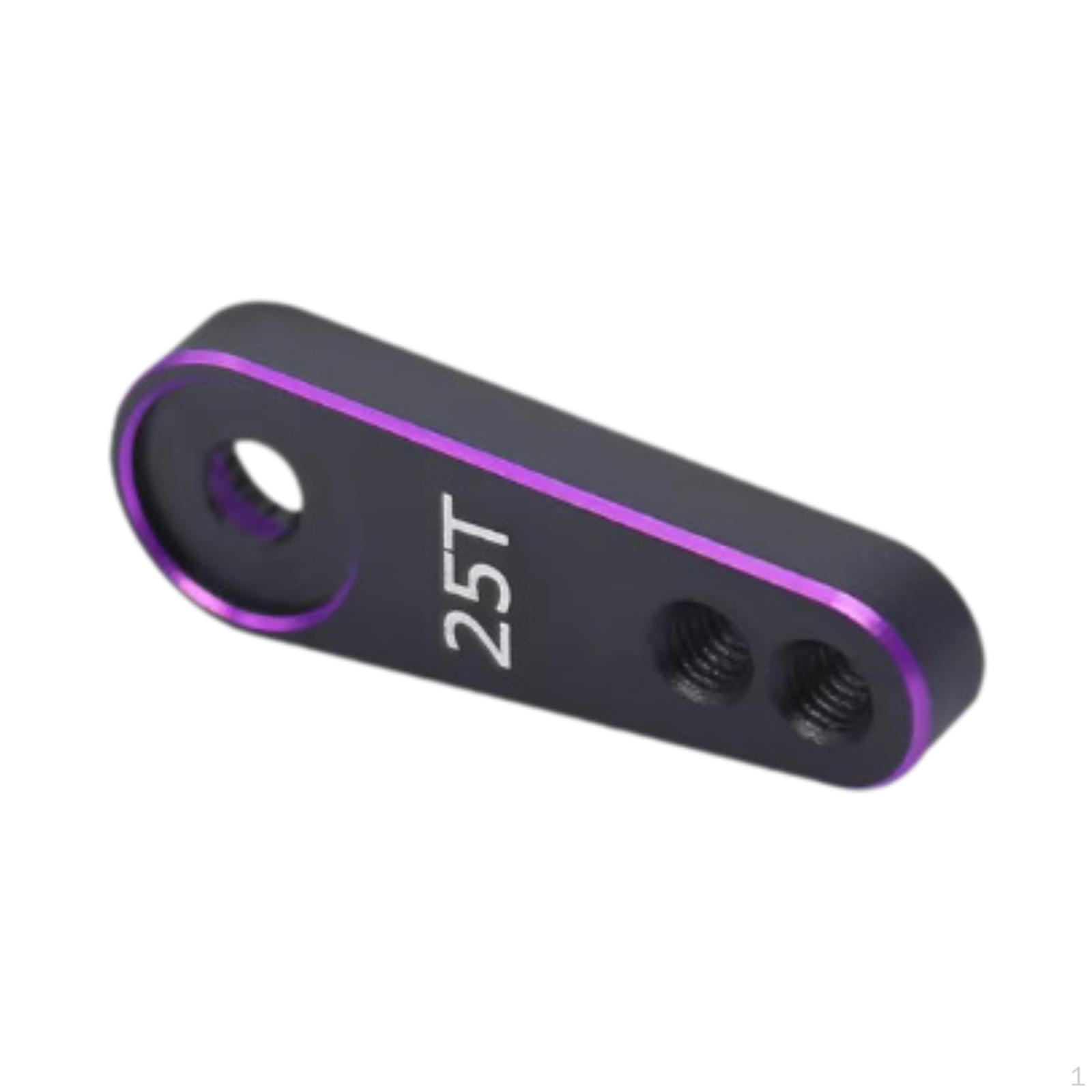 

25T Сервопривідний важіль для RC транспортних засобів, Запасні частини, Кермові аксесуари Black and Violet