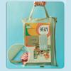 Large Capacity A4 File Folder Mesh File Organizer Thickened Classification Folder
