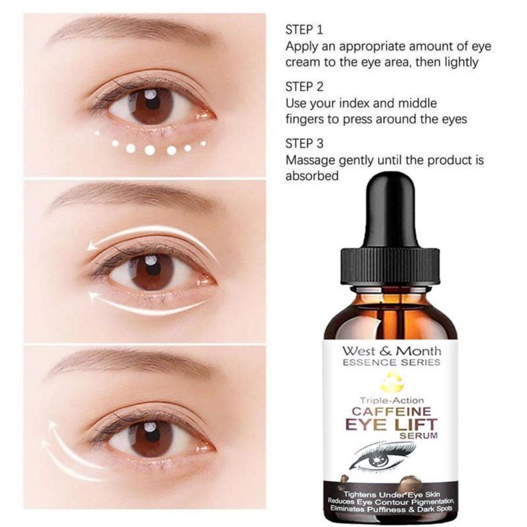 Essenza per la cura degli occhi, essenza schiarente e illuminante, riparazione della pelle danneggiata degli occhi, crema idratante per gli occhi, rughe, pelle nutriente degli occhi