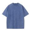 T-shirt Estiva da Uomo Vintage Lavata Oversize Manica Corta Larga Streetwear Top a Manica Corta Maglietta