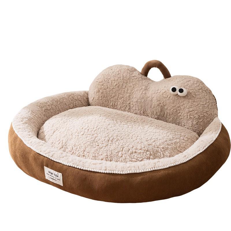 Cross-Border Dog Bed: Cozy Autumn/Winter Nest for Small Dogs & Cats