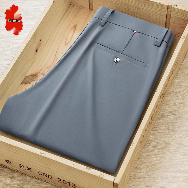 Men s Business Straight-Leg Trousers 31