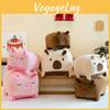 Capybara Plush Square Toy Cute Stuffed Animal Doll Cartoon Decoration Kids Gift