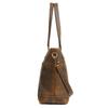 Vintage Unisex Crazy Horse Leather Tote Bag: Large Capacity, Fashionable Single Shoulder Cowhide Handbag