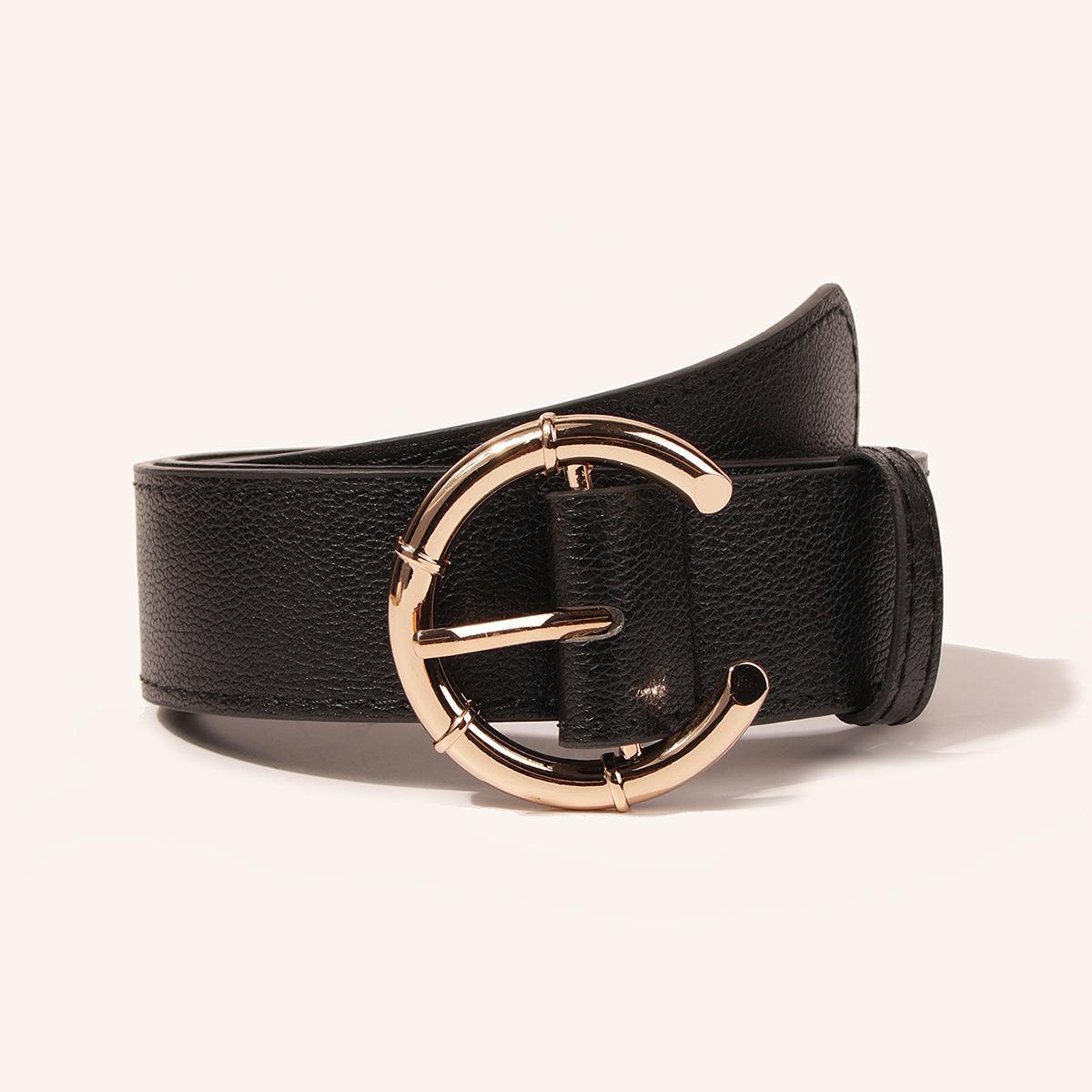 

Новый С-образный ремень с бамбуковой пряжкой, маленький ремень с узором «личи», модный женский ремень для городской одежды для белых воротничков 100cm