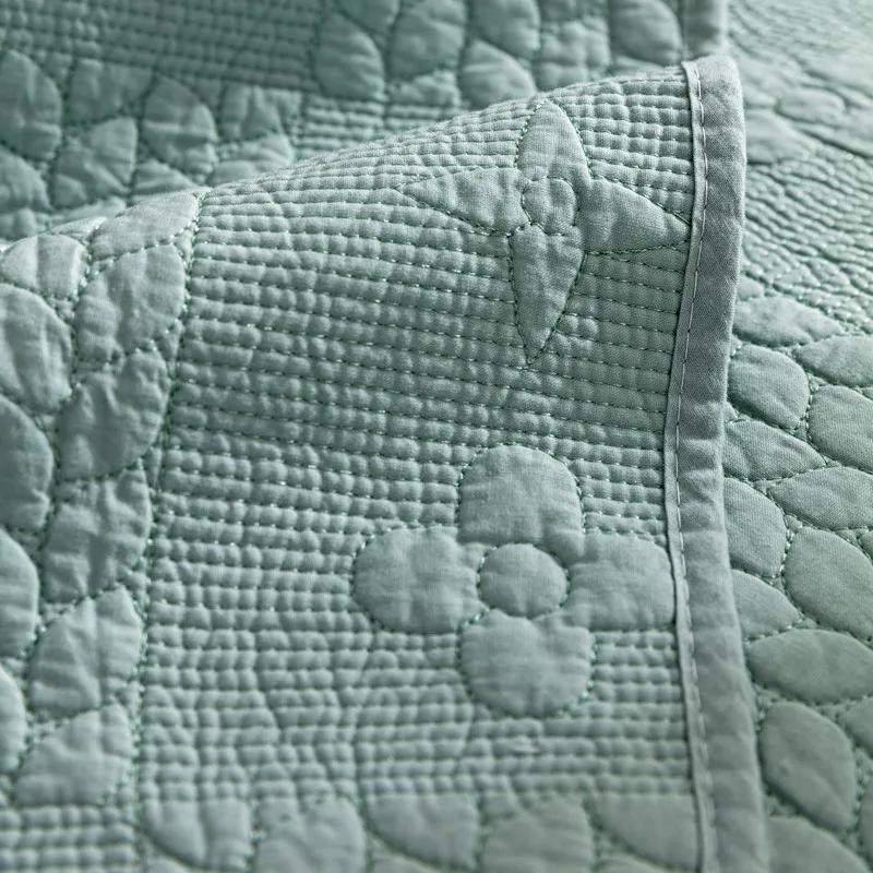 Pure Cotton Universal for All Seasons Sofa Cover Anti-slip Backside Cushion  Living Room Solid Color Stitch Fabric Art Couch Mat