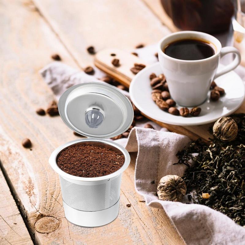 Reusable Coffee Pods Refillable Stainless Steel Filters Coffee Pods For Enhanced Brews Dishwasher Safe Reusable Filtration Cup