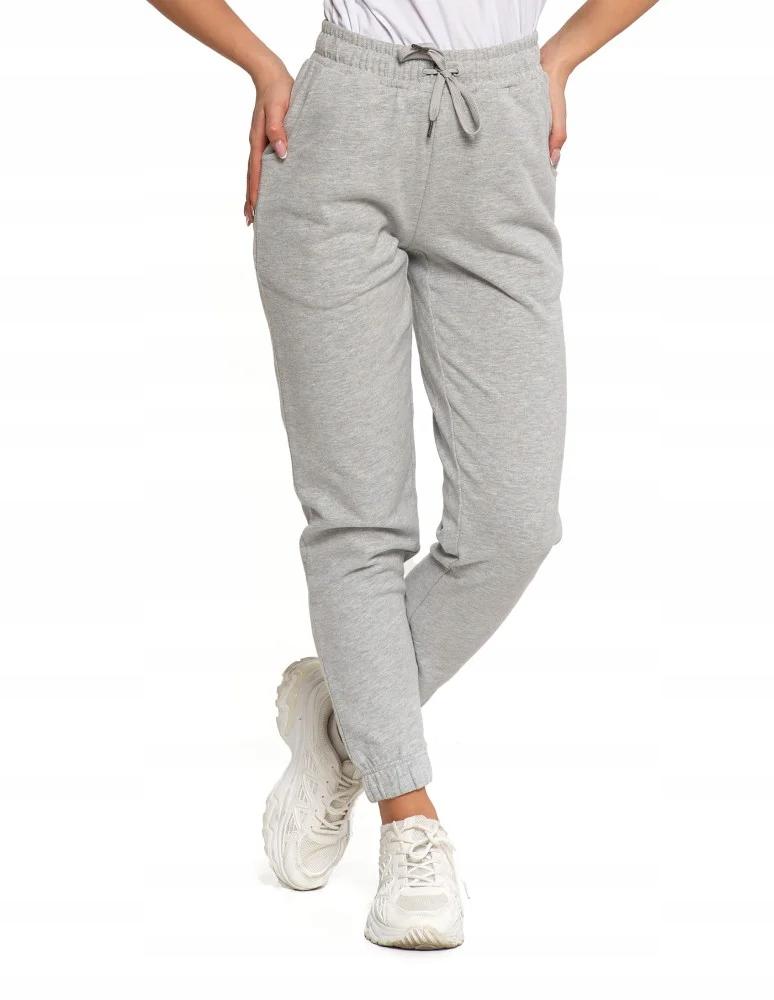 Women's Sweatpants with Pockets and Drawstrings Classic MORAJ XXL LIGHT GREY