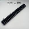 Wrench Organizer Rack Set  Wrench Rack Holder 23PCS Capacity Multifunctional Compact ABS Magnetic Modular Wrench Organizer Black