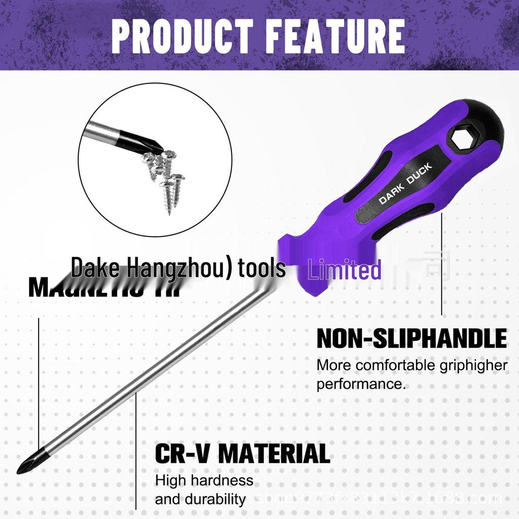 20-Piece Magnetic Screwdriver Set with Cushioned Grip - Phillips & Slotted Tips