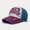 JYL TS DIY Vintage Patch Baseball Cap Washed Sun Hat Cotton